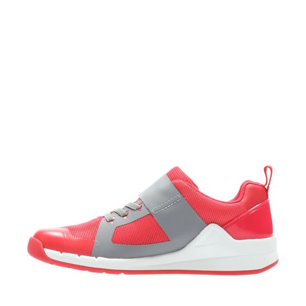 Clarks Girls Orbit Race Trainers Pink | CA-8395104